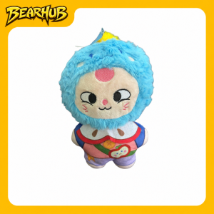Thú Nhồi Bông BearHub Đội Mũ Lông Xanh Cao Cấp 30cm
