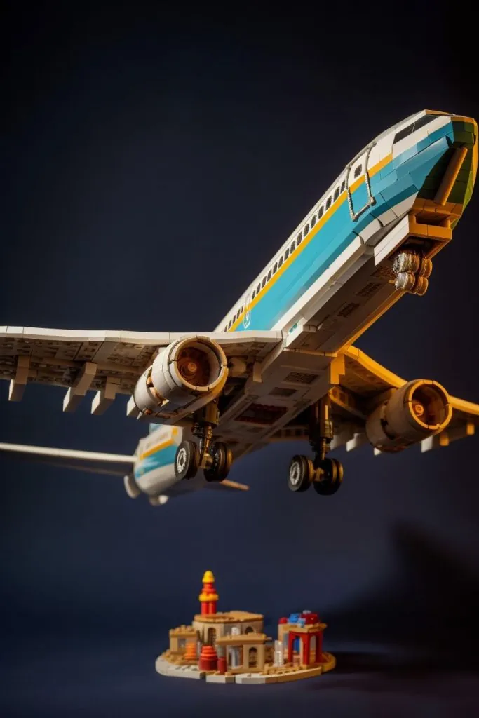 LEGO máy bay Vietnam Airlines